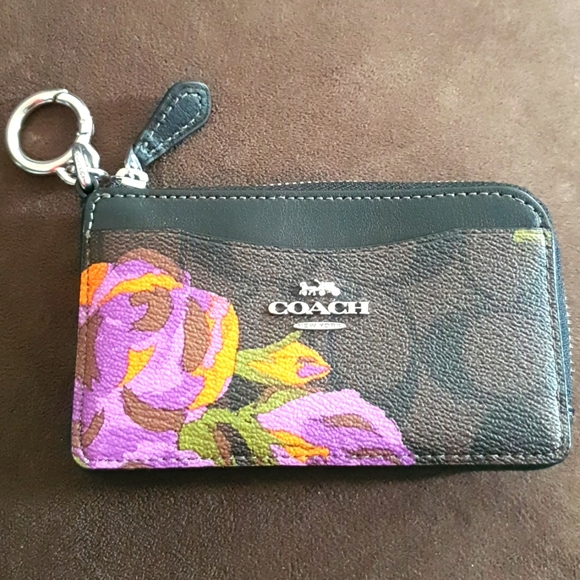 Coach | Bags | New Coach Multifunction Card Case In Signature Canvas ...